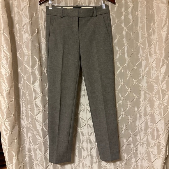 J. Crew Cameron Four Season Stretch Slim Trouser Dress Pants Career Gray - Picture 5 of 15